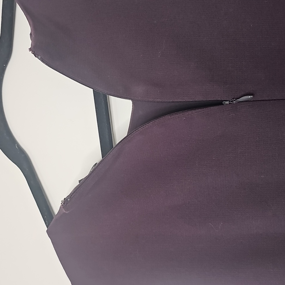 Ann Taylor Deep Purple Midi Dress - Picture 6 of 6